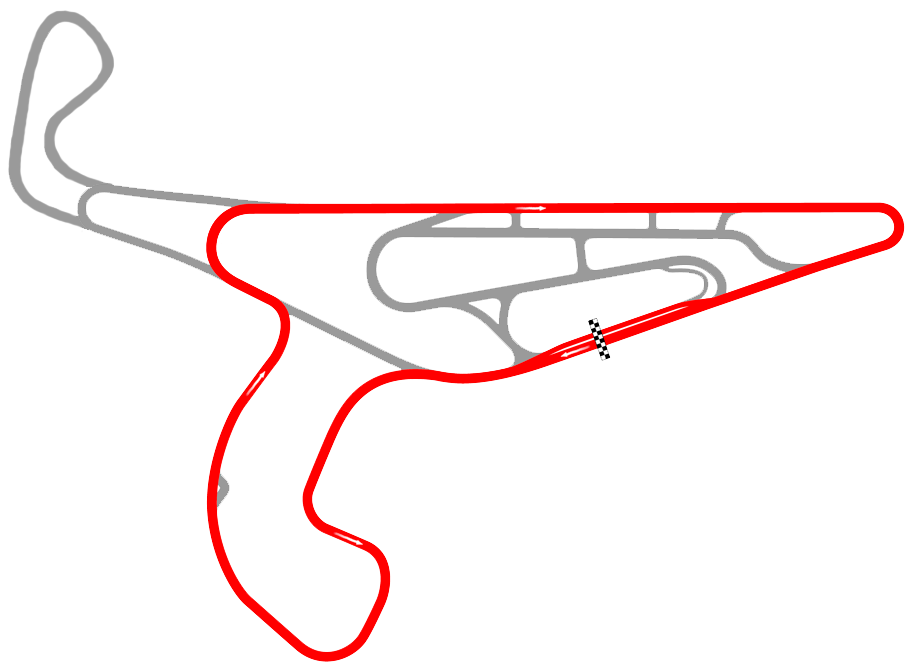 Autodromo Victor Borrat Fabini - El Pinar layout