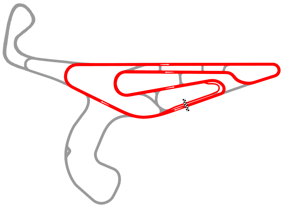 Autodromo Victor Borrat Fabini - Circuito 3 con curva Beco Passadore