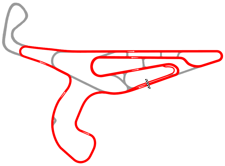 Autodromo Victor Borrat Fabini - Circuito 3 con Extension y Gota de Agua