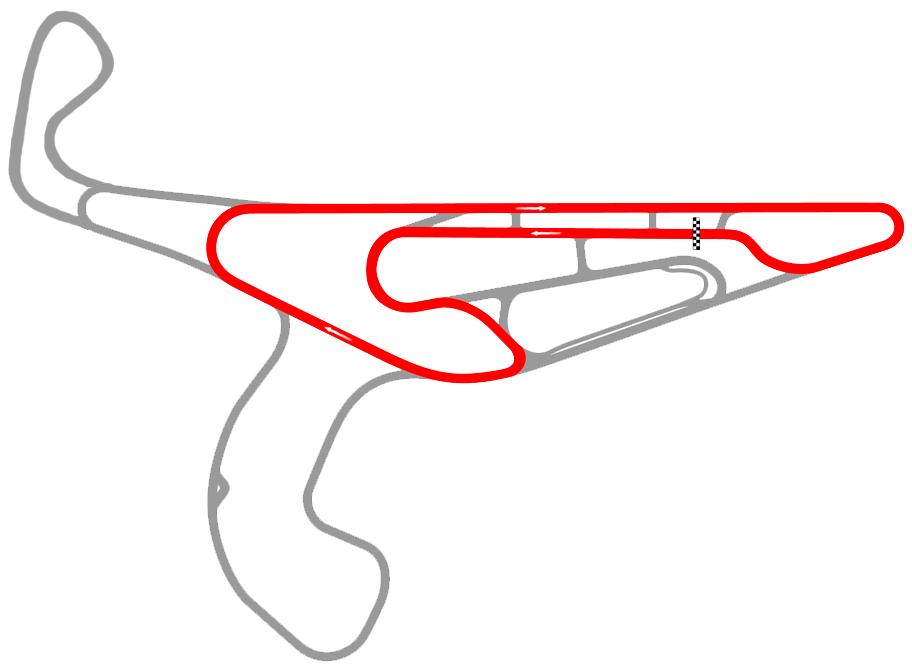 Autodromo Victor Borrat Fabini - Circuito 6 con curva Beco Passadore